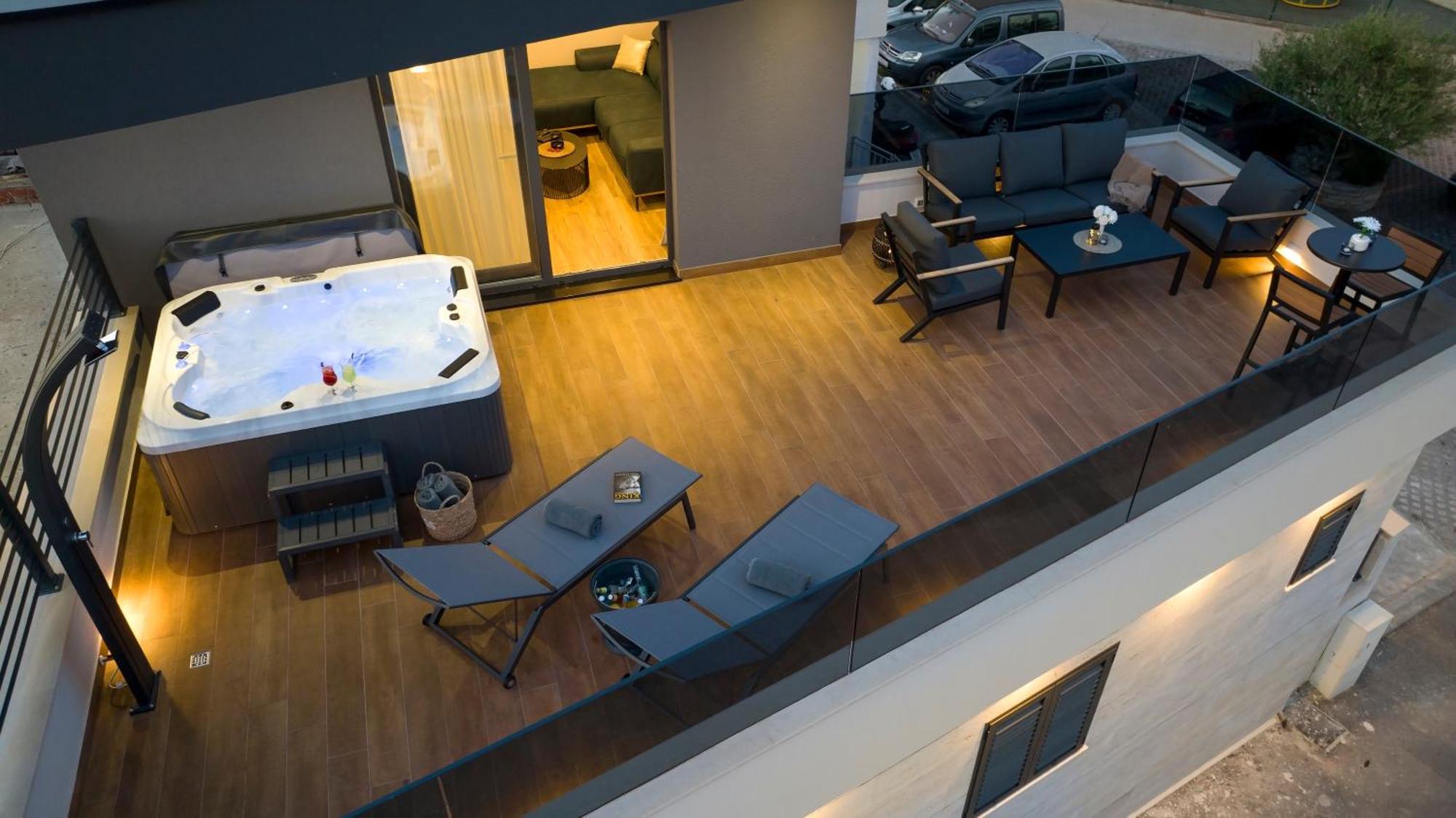 Luxury Apartment Vista Del Sole Шибеник Экстерьер фото